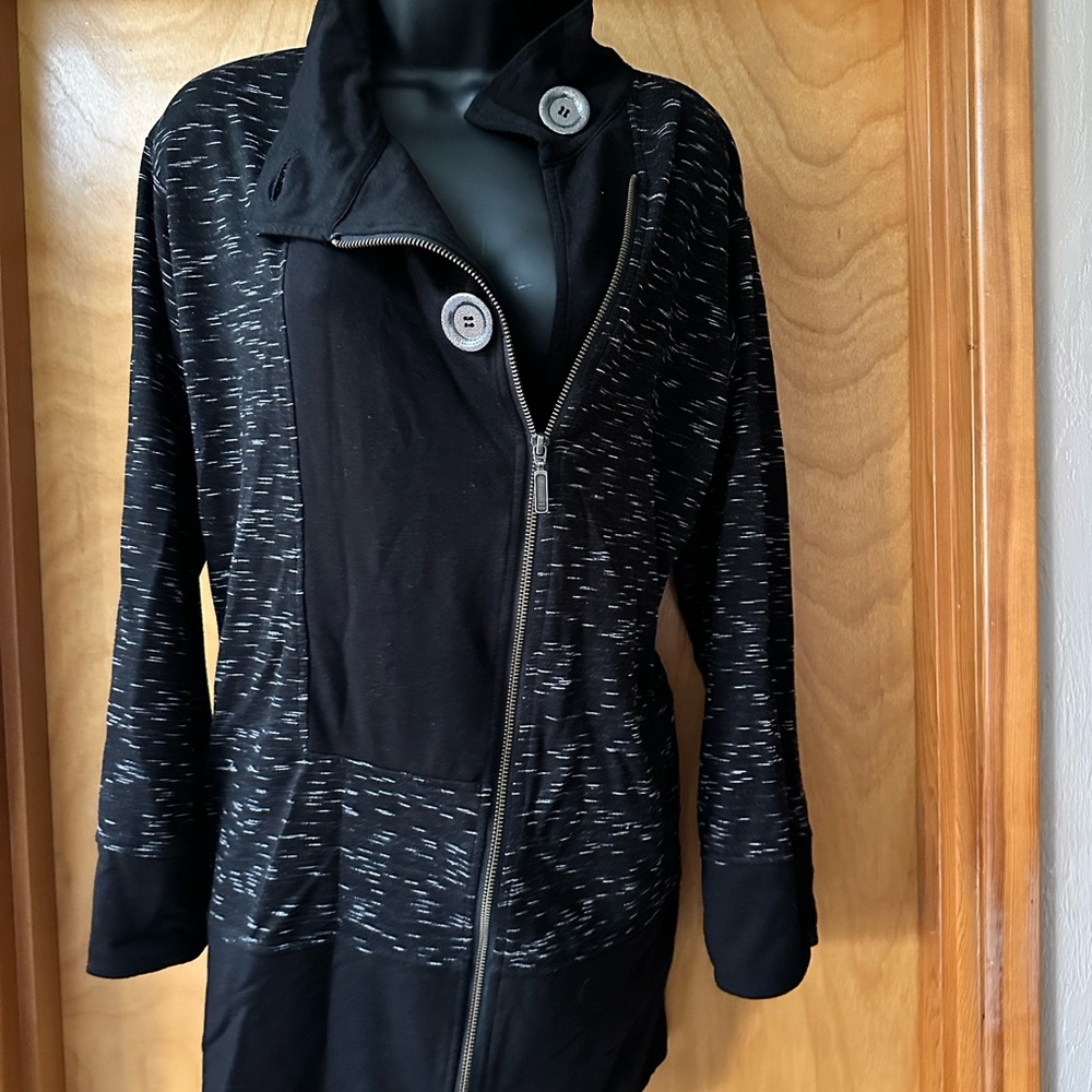 Neon Buddha Black and Gray Utility Jacket